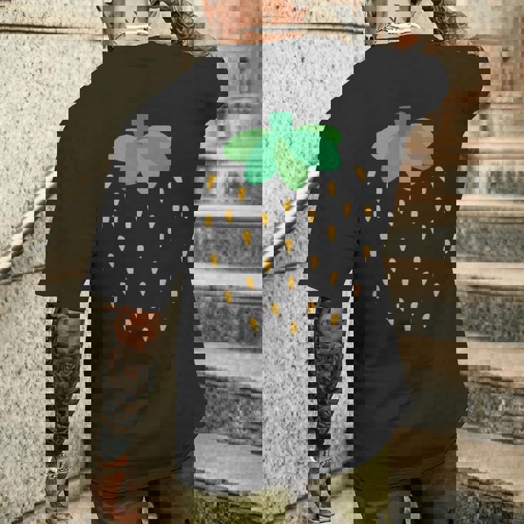 かわいい赤いイチゴ、イチゴ、フルーツ愛好家。 メンズTシャツ バックプリント 彼への贈り物