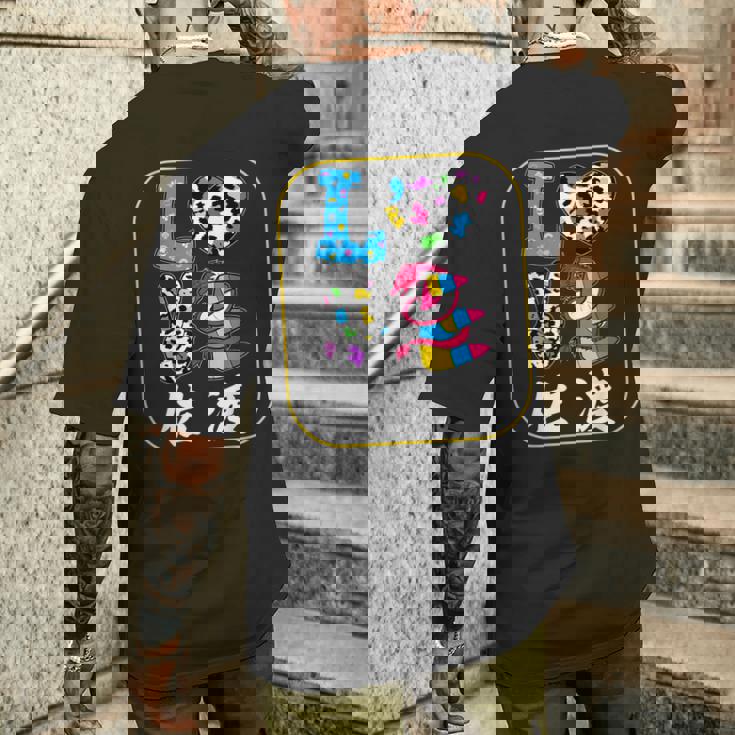 アイラブ・佐渡 メンズTシャツ バックプリント 彼への贈り物