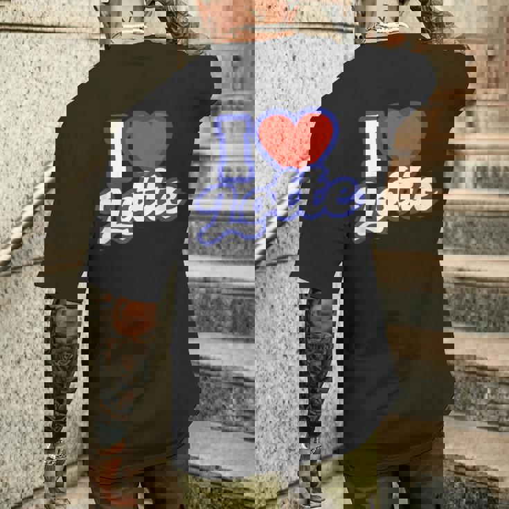 アイ・ラブ・ロッテ メンズTシャツ バックプリント 彼への贈り物