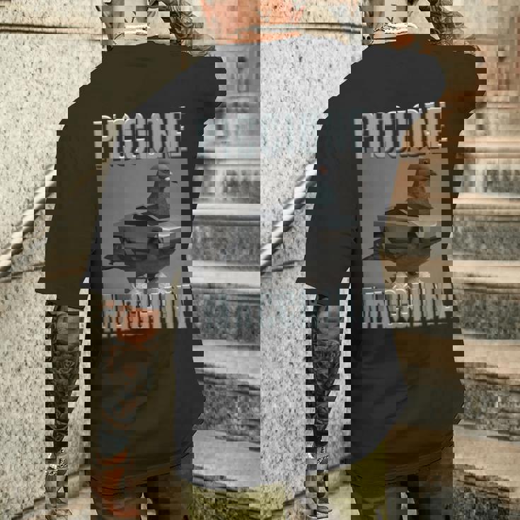 イタリア ブレイン キャラ ピッチョーネ マッキナ キッズ 男の子 ミーム 長袖tシャツ メンズTシャツ バックプリント 彼への贈り物