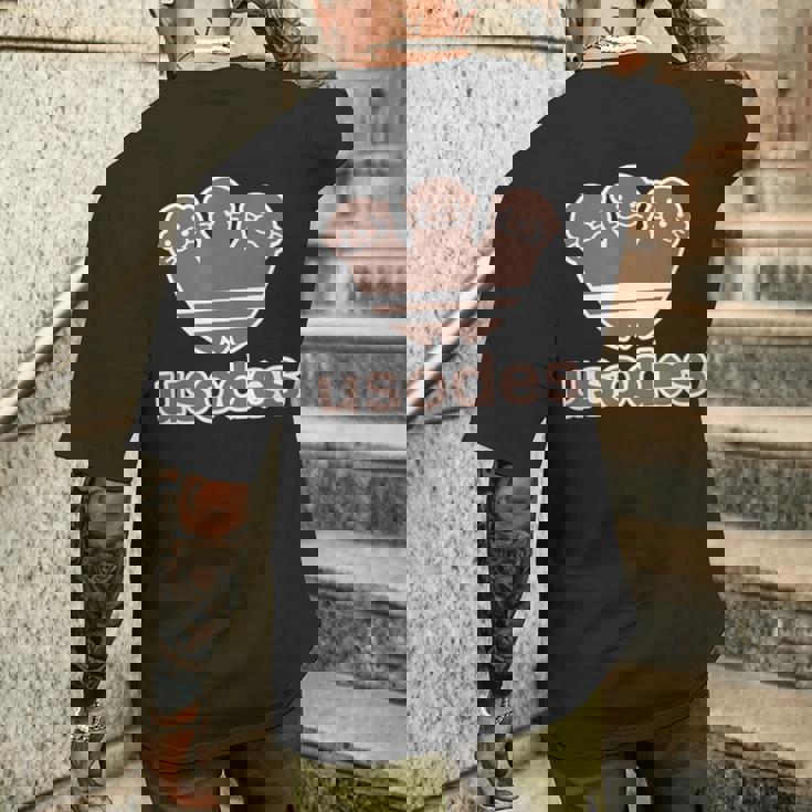 ウソデス Usodes かわうそです。《ブラウン 茶》コツメカワウソ かわいい ブランド パロディ 面白い メンズTシャツ バックプリント 彼への贈り物