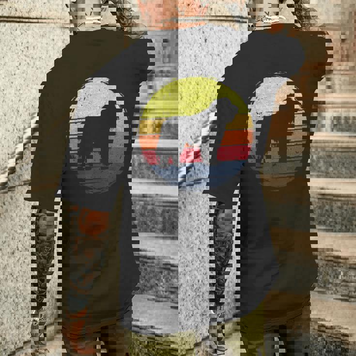 オールドイングリッシュシープドッグドッグレトロデザイン メンズTシャツ バックプリント 彼への贈り物