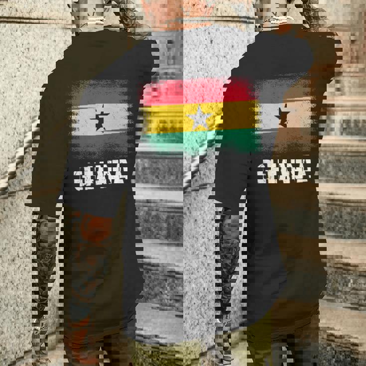 ガーナの旗 ガーナ 長袖tシャツ メンズTシャツ バックプリント 彼への贈り物