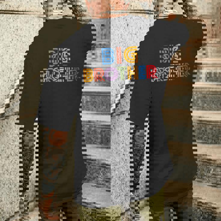 キッズ Big Brother Big Bro -Intage Retro Classic メンズTシャツ バックプリント 彼への贈り物