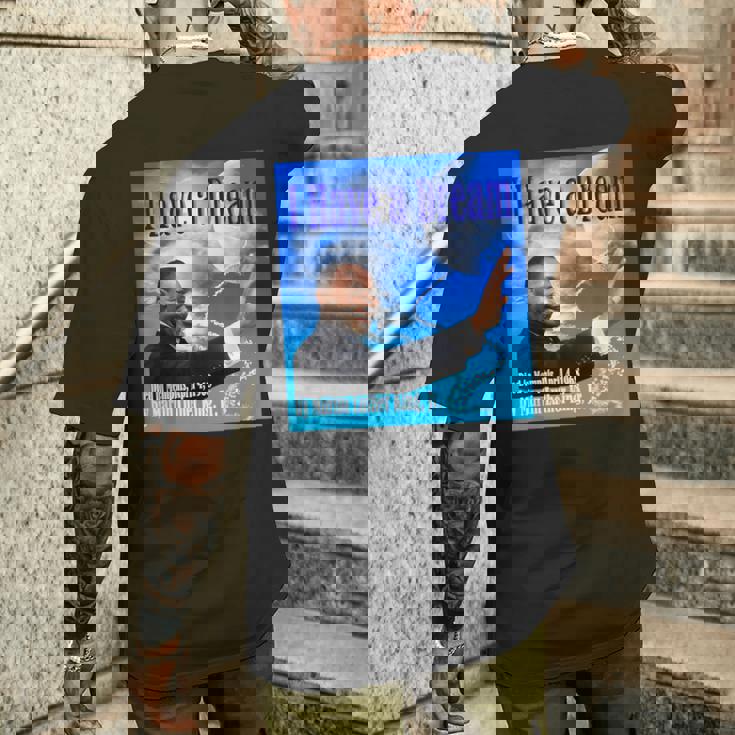 キング牧師_001 メンズTシャツ バックプリント 彼への贈り物