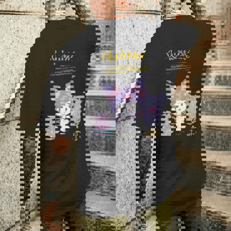 クロミ ハピネスマイルーム 長袖tシャツ メンズTシャツ バックプリント 彼への贈り物