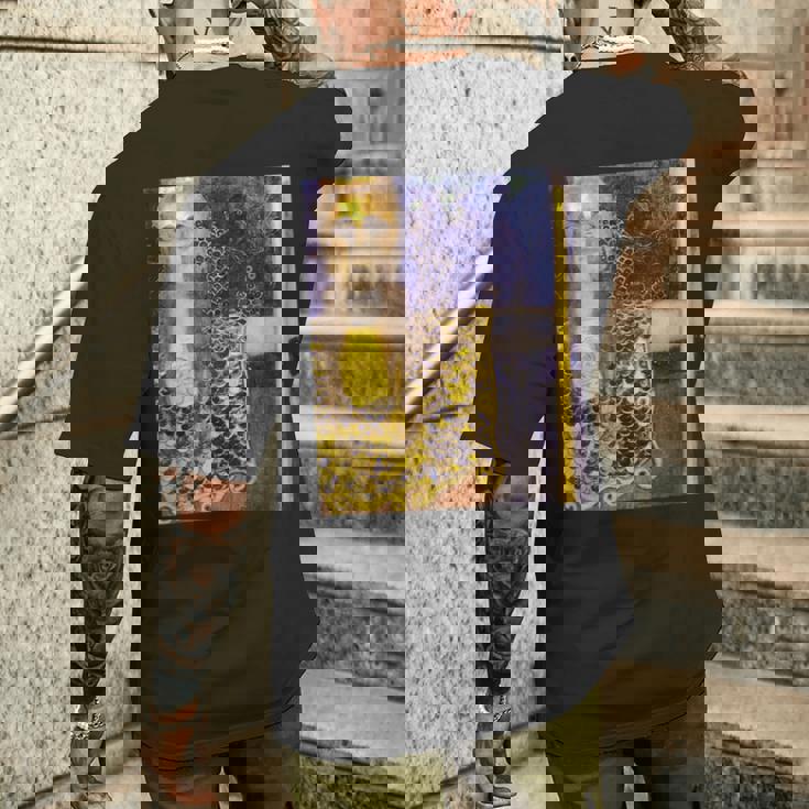 グスタフ・クリムト パラス・アテネ 2 アーティスト向け メンズTシャツ バックプリント 彼への贈り物