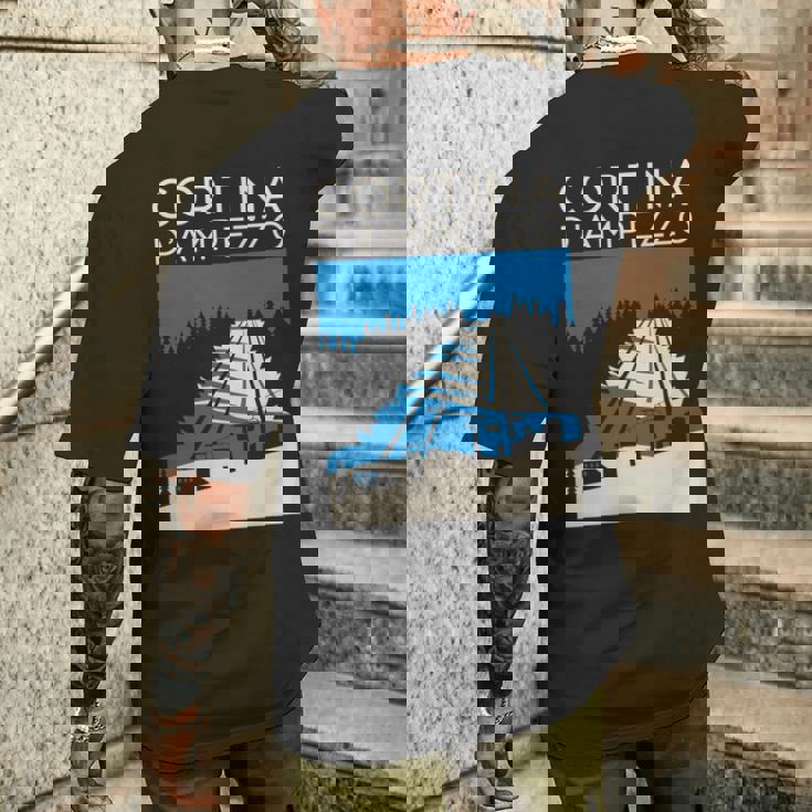 コルティナダンペッツォ 長袖tシャツ メンズTシャツ バックプリント 彼への贈り物