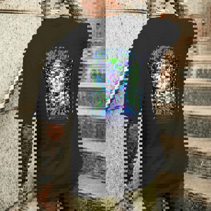 ゴーストバスターズ ハロウィンデザイン ローストヒムの楽しみ 長袖tシャツ メンズTシャツ バックプリント 彼への贈り物