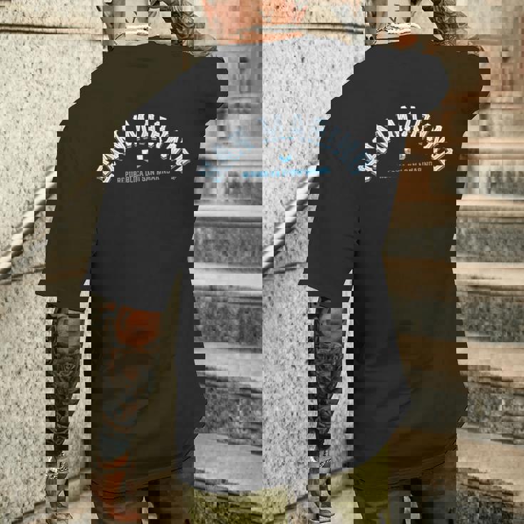 サンマリノ メンズTシャツ バックプリント 彼への贈り物