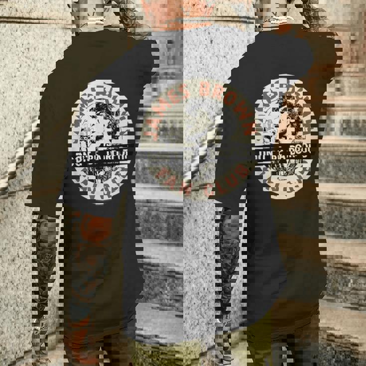 ジェームス・ブラウン・ファン・クラブ・ドント・ビー・ア・ドロップアウト メンズTシャツ バックプリント 彼への贈り物