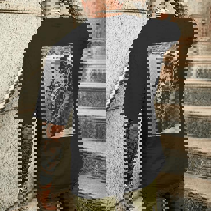 ジャクソン5ポップグループ マイケル・ジャクソン ロンドン 1977 メンズTシャツ バックプリント 彼への贈り物