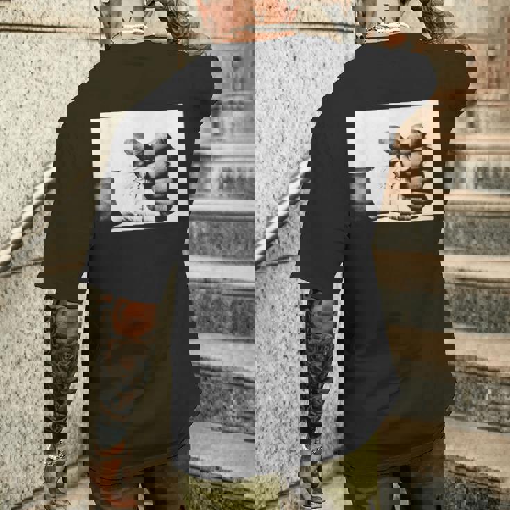 ジョージ・フォアマン ボクシング 拳 ランブル・イン・ザ・ジャングル ヘビーウェイト メンズTシャツ バックプリント 彼への贈り物