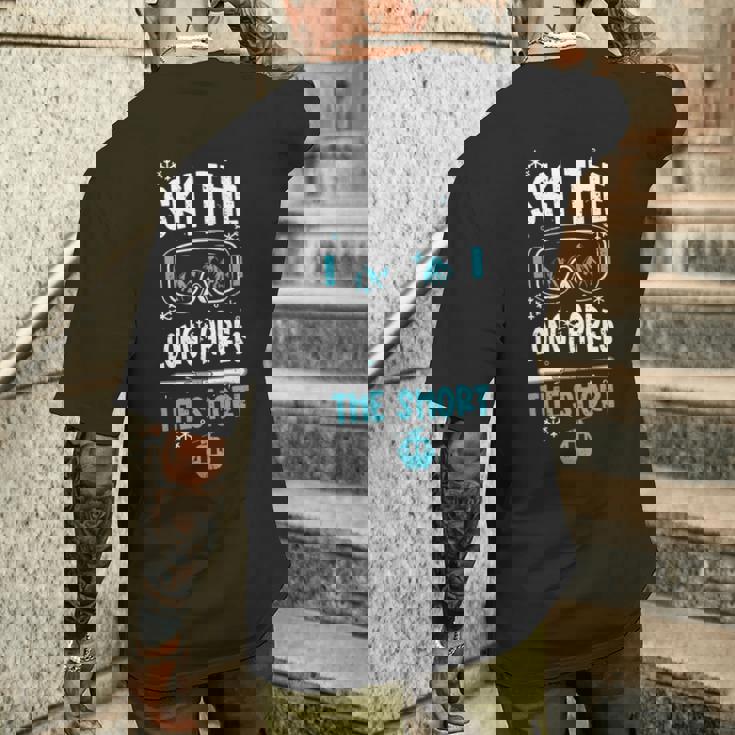 スキーホリデーパーティー メンズTシャツ バックプリント 彼への贈り物