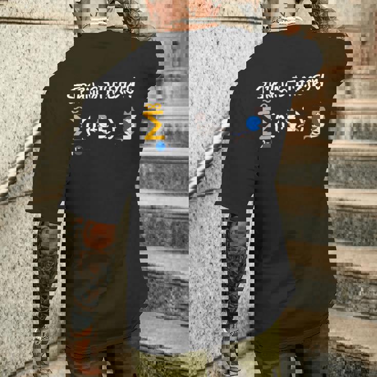 ストリング理論科学オタク物理学シュレディンガー猫 長袖tシャツ メンズTシャツ バックプリント 彼への贈り物