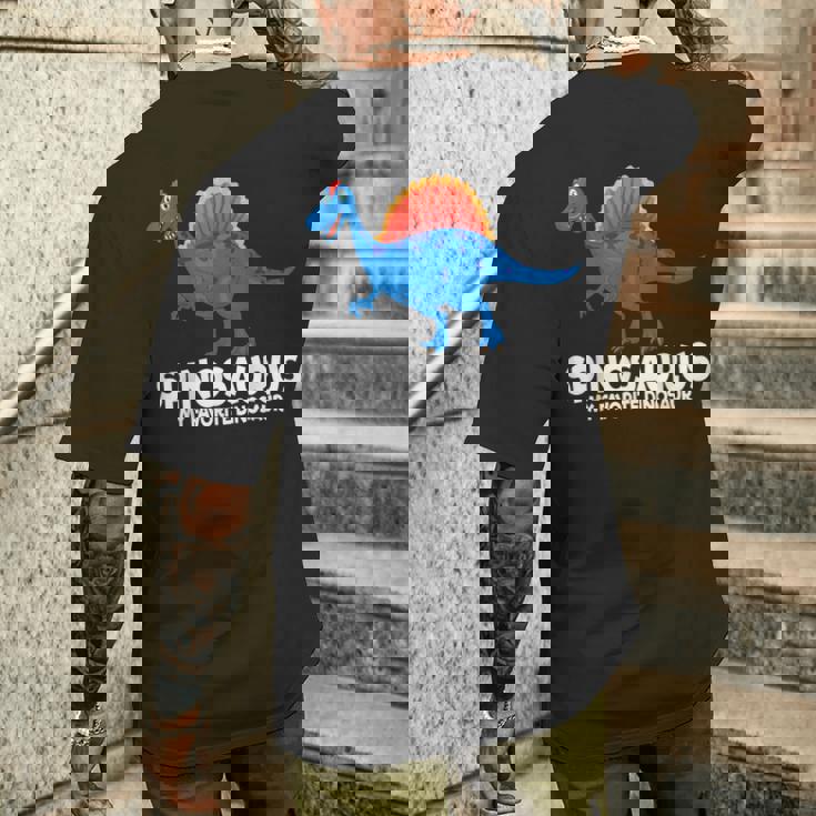 スピノサウルス My Favorite Dinosaur キッズ スピノサウルス メンズTシャツ バックプリント 彼への贈り物