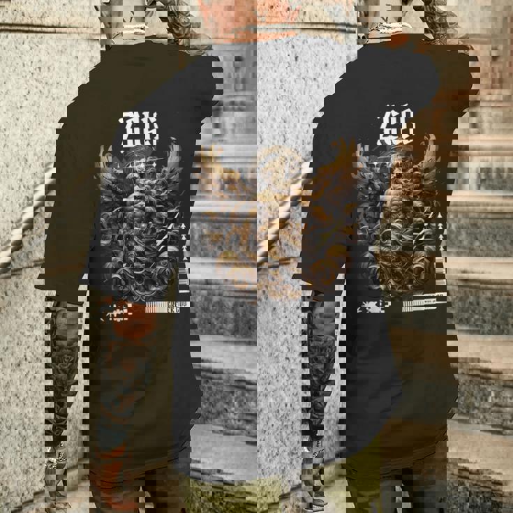 ゼウス ギリシャ神 メンズTシャツ バックプリント 彼への贈り物