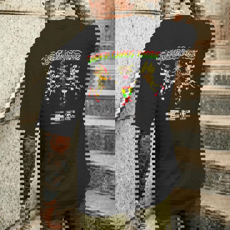 ソニック×れじぇくんuper Chaos Mode Winter Edition L 長袖tシャツ メンズTシャツ バックプリント 彼への贈り物