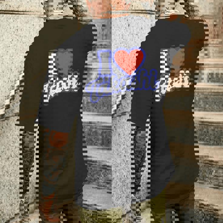 タカシ大好き メンズTシャツ バックプリント 彼への贈り物