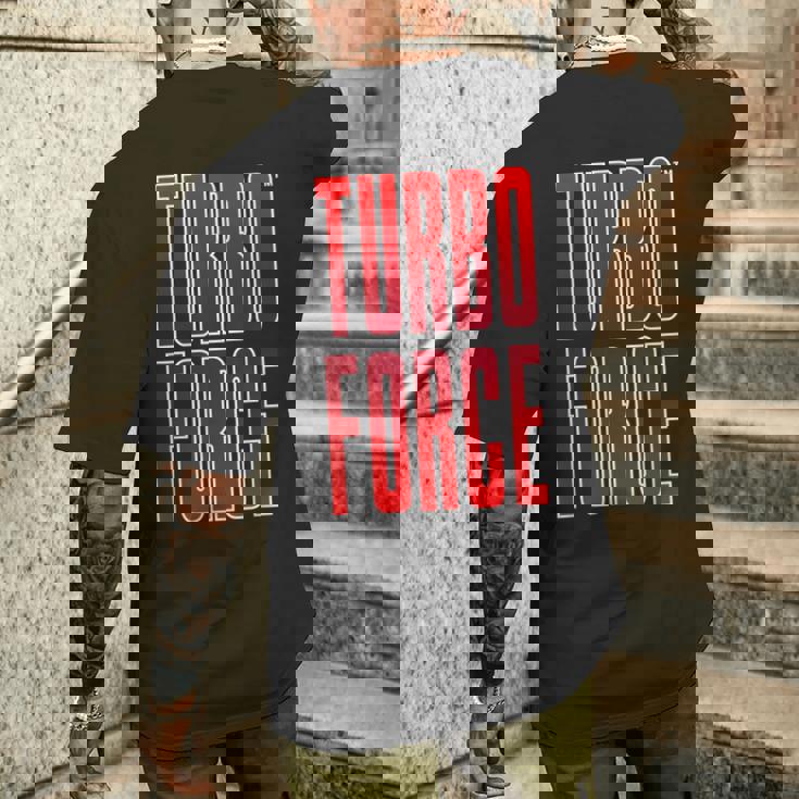 ターボフォース 01 メンズTシャツ バックプリント 彼への贈り物
