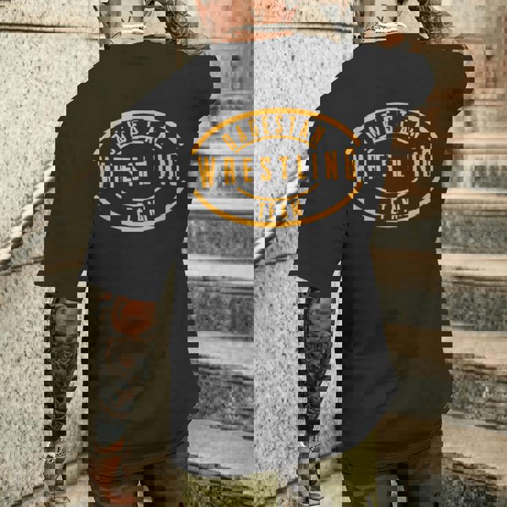 ダゲスタン レスリング チーム ジャージ ロシア 格闘技 レスリング メンズTシャツ バックプリント 彼への贈り物