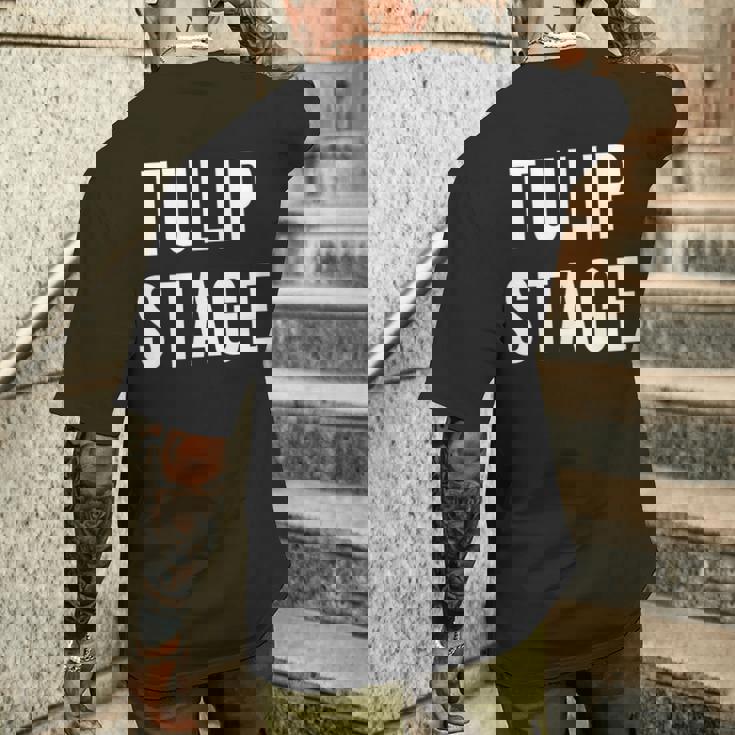 チューリップステージ メンズTシャツ バックプリント 彼への贈り物