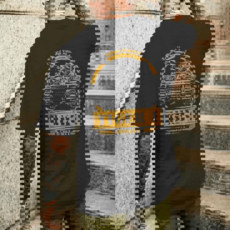 ティーガーi戦車 メンズTシャツ バックプリント 彼への贈り物