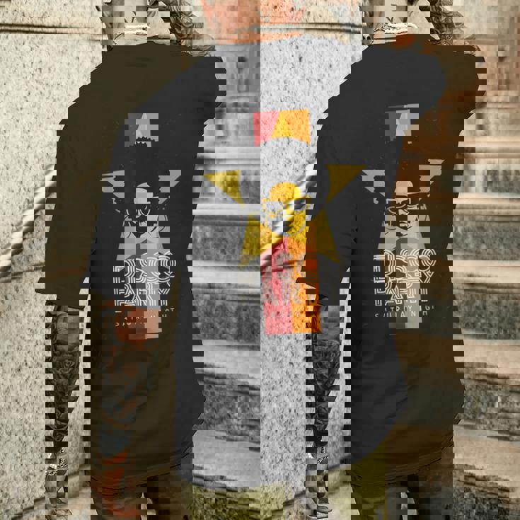 ディスコtシャツ アフロクイーンレトログルービー70年代パーティーギフトtシャツ メンズTシャツ バックプリント 彼への贈り物