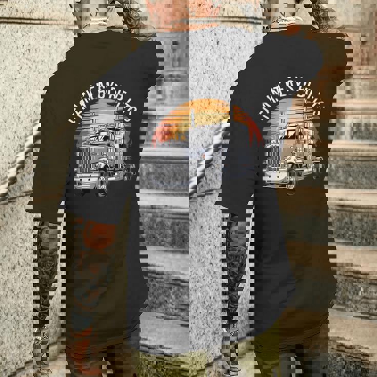 トラッカー・イズ・ファン・ケンワース・イット メンズTシャツ バックプリント 彼への贈り物