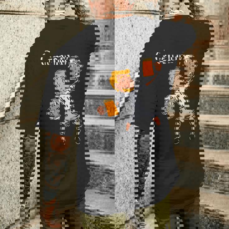 ドイツのお土産 ドイツビール メンズTシャツ バックプリント 彼への贈り物