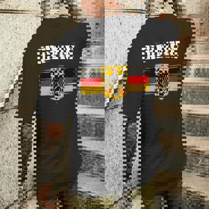 ドイツの国旗 ドイツの国章 長袖tシャツ メンズTシャツ バックプリント 彼への贈り物