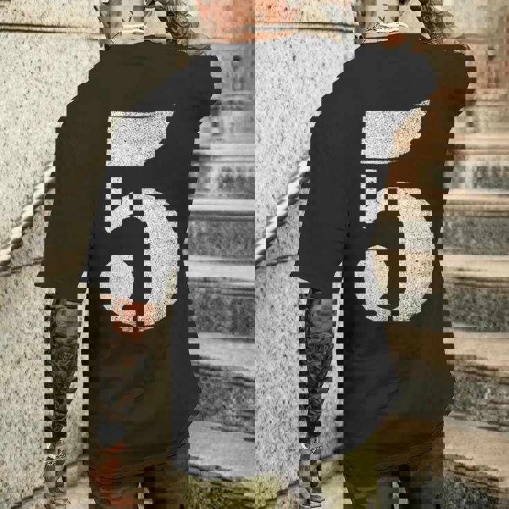 ナンバー5 メンズTシャツ バックプリント 彼への贈り物