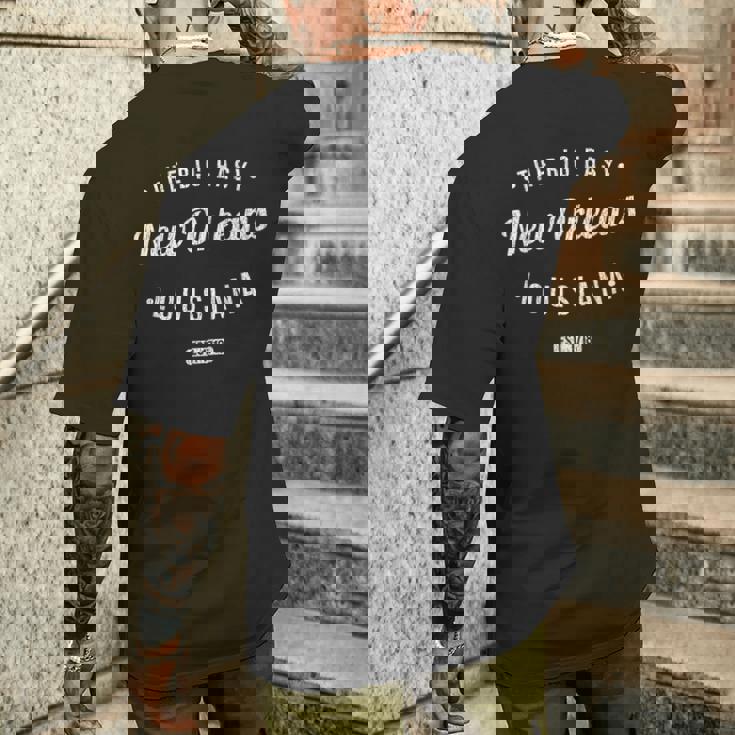 ニューオーリンズ ルイジアナ レトロ ヴィンテージ お土産 La ニューオーリンズ メンズTシャツ バックプリント 彼への贈り物