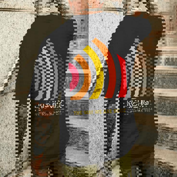 ハウスミュージック ディープファンキーハウス メンズTシャツ バックプリント 彼への贈り物