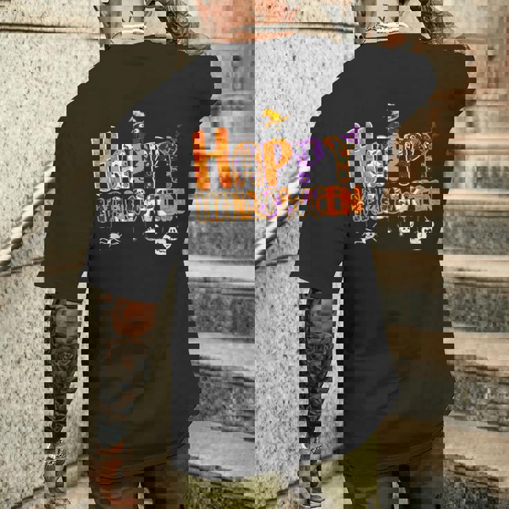 ハッピーハロウィンコスチューム かわいいパンプキン魔女 怖い秋 キッズ メンズTシャツ バックプリント 彼への贈り物