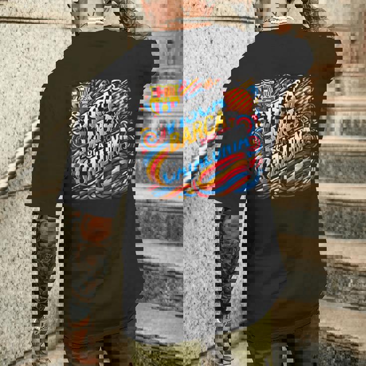 バルセロナ フットボール クラブ スペイン エスパーナ バルセロナ メンズ レディース メンズTシャツ バックプリント 彼への贈り物