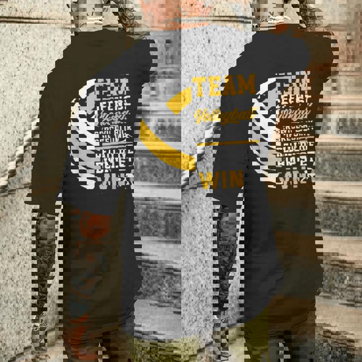 バレーボールチーム メンズTシャツ バックプリント 彼への贈り物