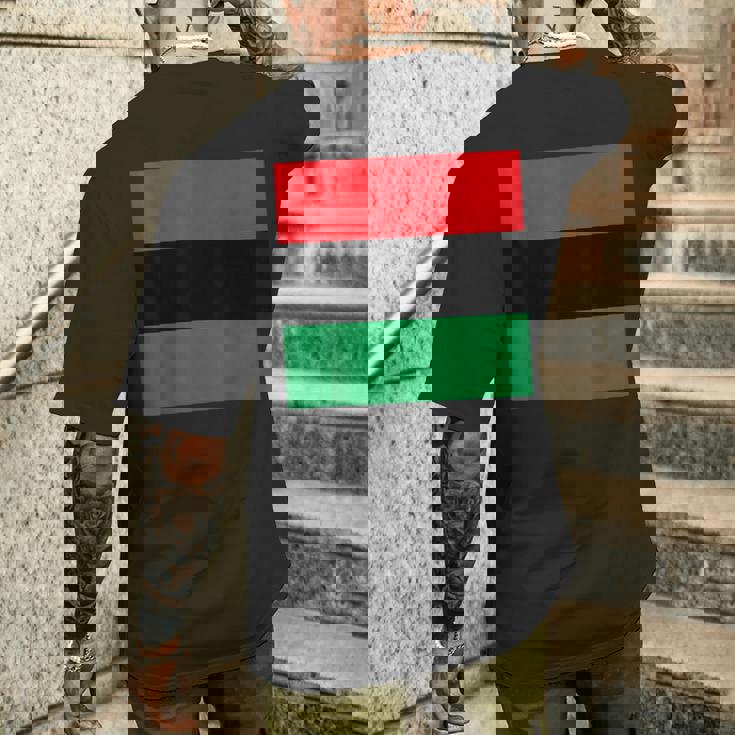 パンアフリカ国旗tシャツ メンズTシャツ バックプリント 彼への贈り物