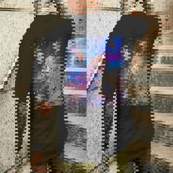 フェスバ 宇宙まりぬい メンズTシャツ バックプリント 彼への贈り物