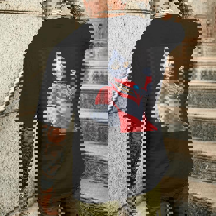 ブロマイドシリーズ ウルトラマンティガ パワータイプ メンズTシャツ バックプリント 彼への贈り物