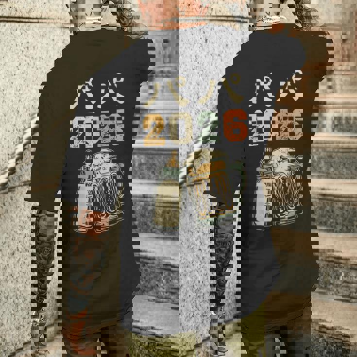 プレパパ2026・パパになりました・妊娠報告 パパ・パパになる予定 メンズTシャツ バックプリント 彼への贈り物