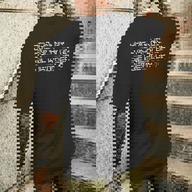 プロジェクト・ヘイル・メアリー面白い宇宙名言 メンズTシャツ バックプリント 彼への贈り物