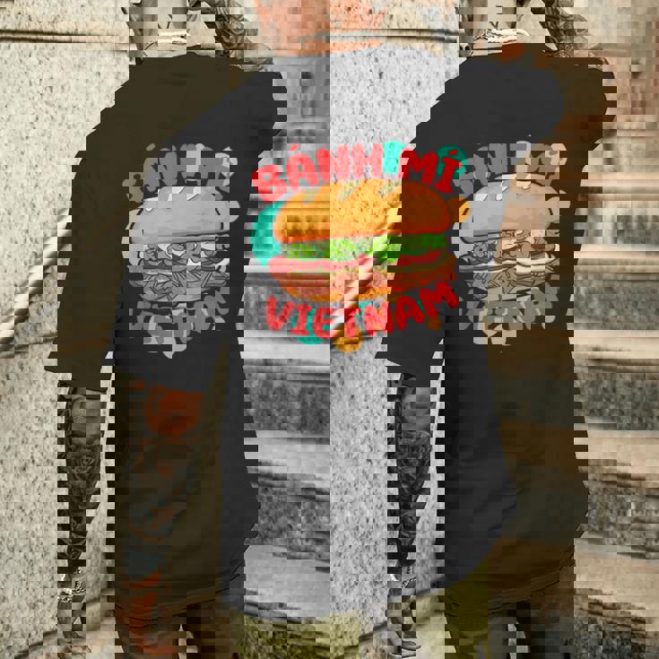 ベトナム自慢のベトナム料理 ベトナム料理 バインミー メンズTシャツ バックプリント 彼への贈り物