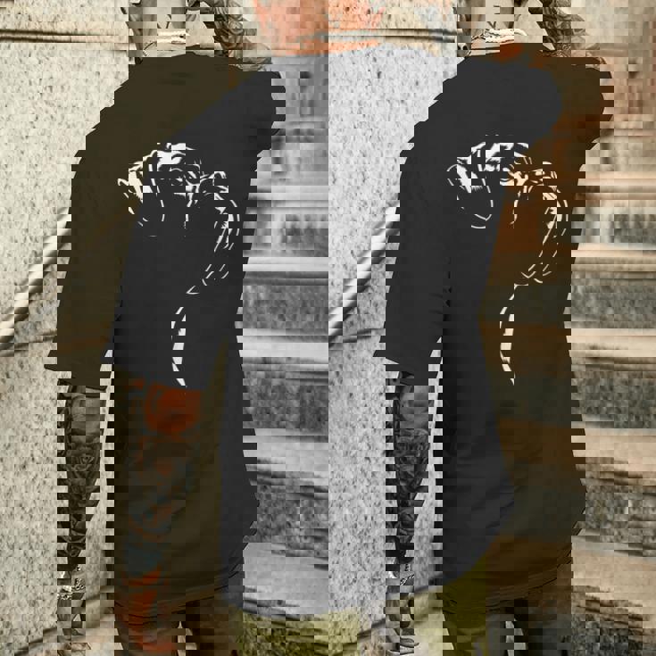 ボクサー ポートレート シルエット 犬 ドイツ ボクサー 犬 メンズTシャツ バックプリント 彼への贈り物