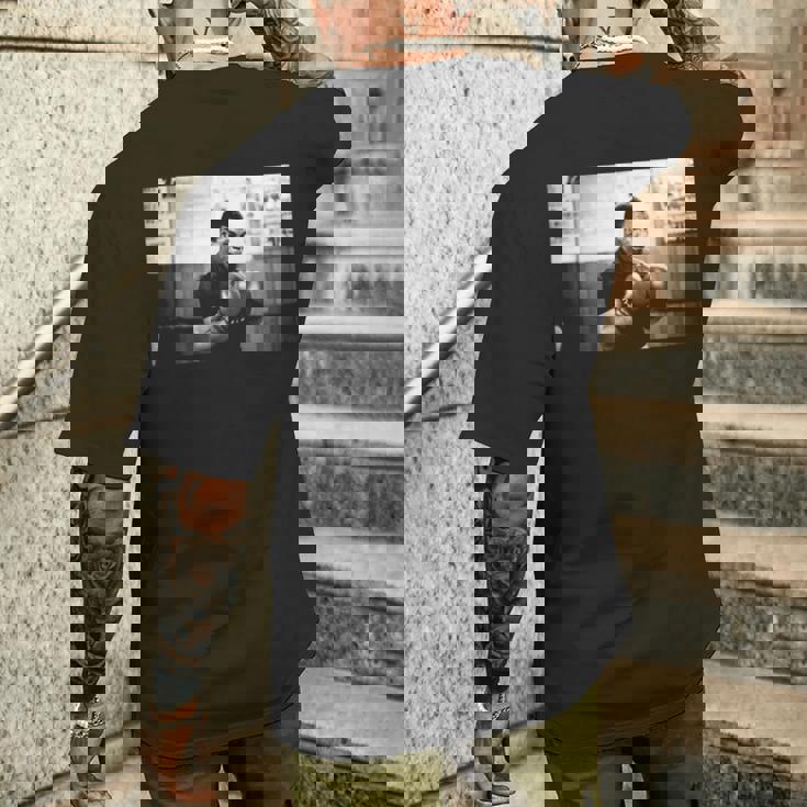 ボクサー マイク・タイソン ロンドンで ジェームズ・ティリス 対 フランク・ブルーノ メンズTシャツ バックプリント 彼への贈り物