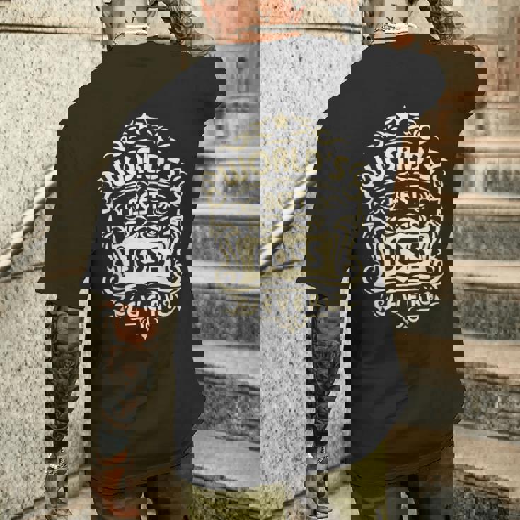 ボスの日 史上最高のボス 最高のボス メンズTシャツ バックプリント 彼への贈り物