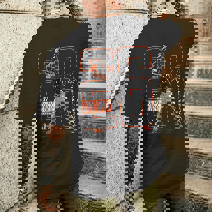 マット・チャップマン メンズTシャツ バックプリント 彼への贈り物