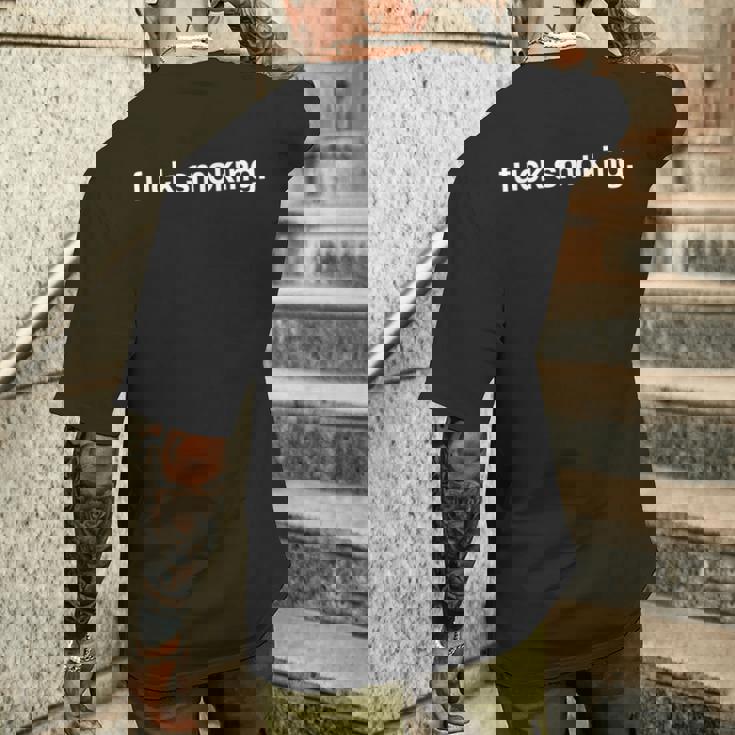 ミニマリスト 禁煙タバコ禁煙 メンズTシャツ バックプリント 彼への贈り物