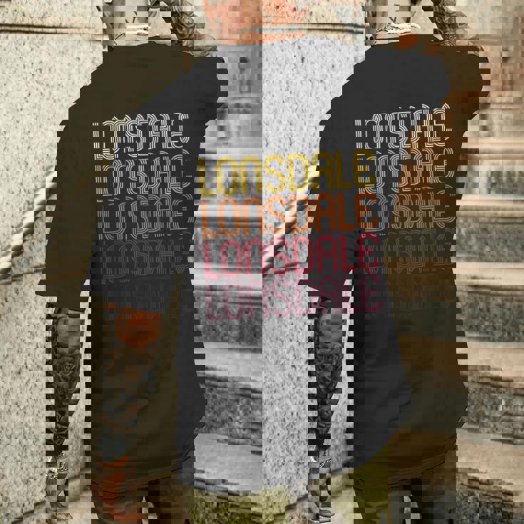 ミネソタ州ロンズデール メンズTシャツ バックプリント 彼への贈り物