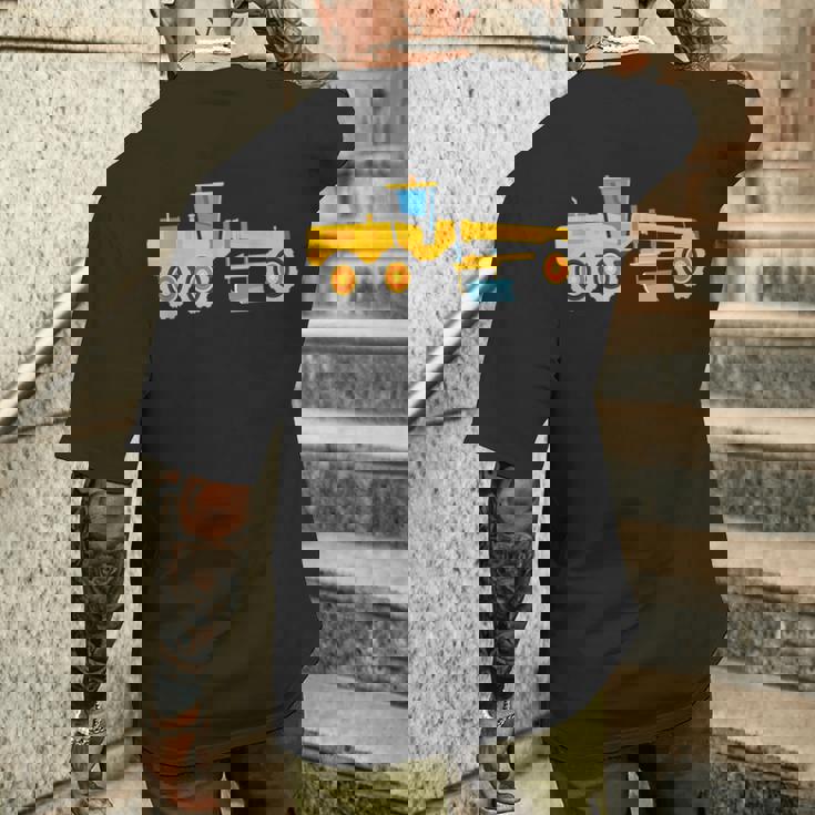 モーターグレーダー大好き、メンズ・ボーイズ・キッズ メンズTシャツ バックプリント 彼への贈り物